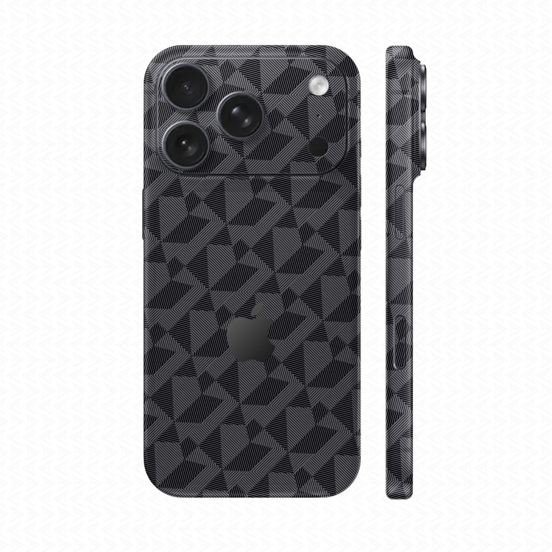Dán Skin IPhone 17 Pro Max Vân Nổi Nordic Xám | UVPT02