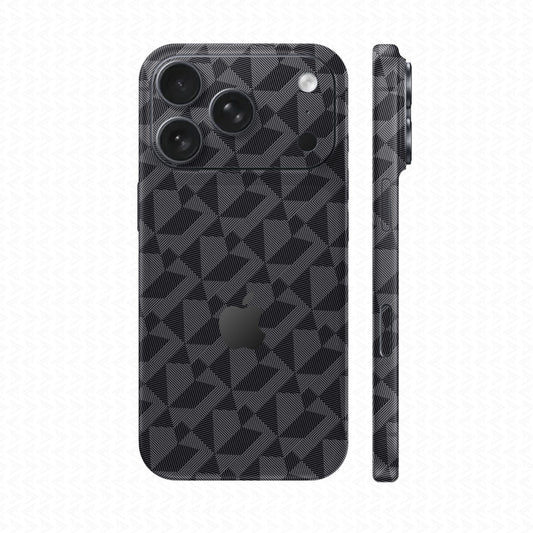 Dán Skin IPhone 17 Pro Max Vân Nổi Nordic Xám | UVPT02