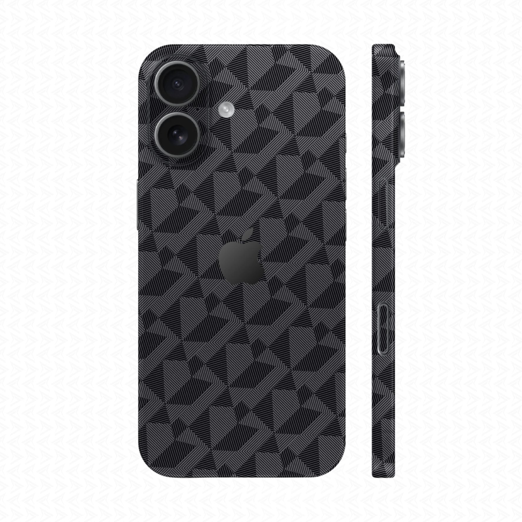 Dán Skin IPhone 17 Vân Nổi Nordic Xám | UVPT02