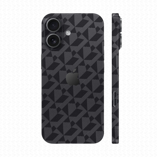 Dán Skin IPhone 17 Vân Nổi Nordic Xám | UVPT02