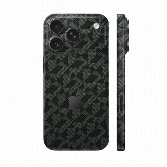 Dán Skin IPhone 17 Series Vân Nổi Nordic Xanh Midnight | UVPT02