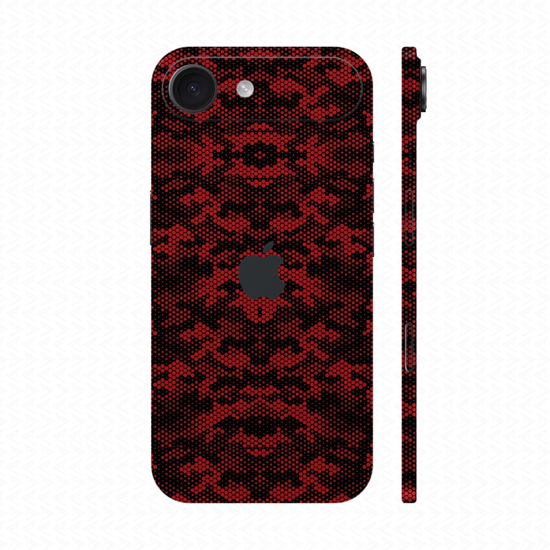 Dán Skin IPhone Air Vân Nổi Mamba Đỏ | UVPT05