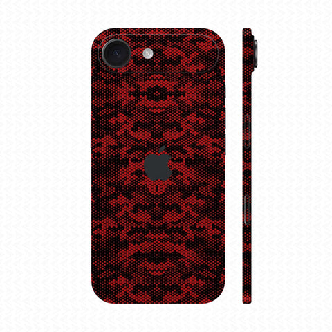 Dán Skin IPhone Air Vân Nổi Mamba Đỏ | UVPT05