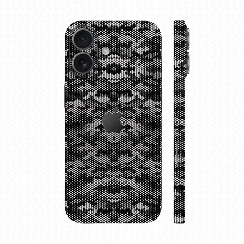 Dán Skin IPhone 17 Series Vân Nổi Mamba Titan | UVPT05