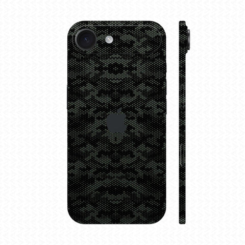 Dán Skin IPhone Air Vân Nổi Mamba Xanh Midnight | UVPT05