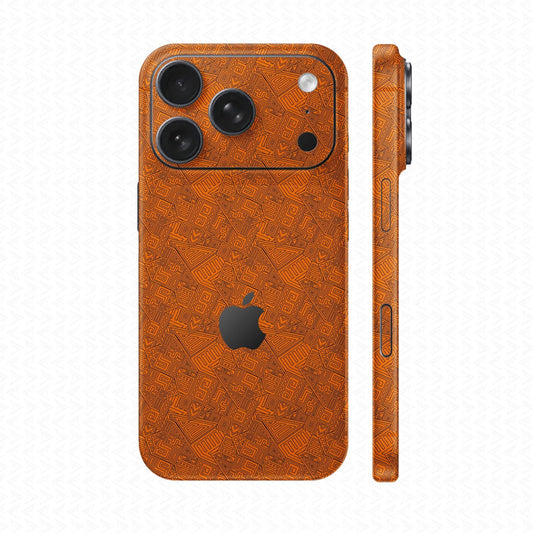Dán Skin IPhone 17 Pro Max Vân Nổi Pattern AZ Cam | UVPT06