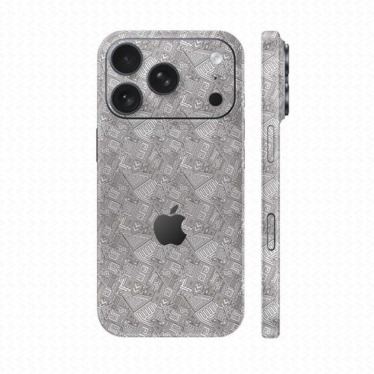 Dán Skin IPhone 17 Pro Max Vân Nổi Pattern AZ Titan | UVPT06
