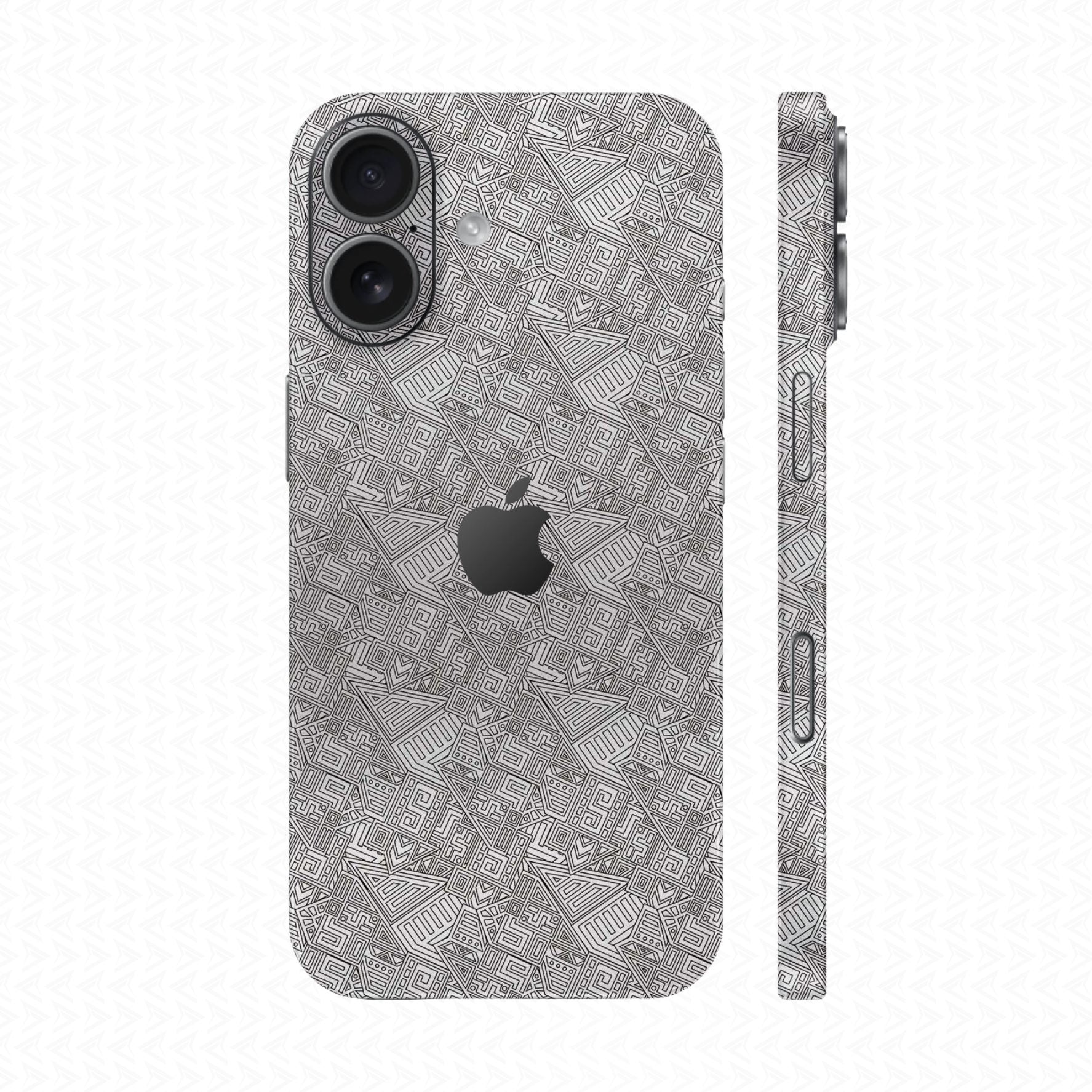 Dán Skin IPhone 17 Vân Nổi Pattern AZ Titan | UVPT06