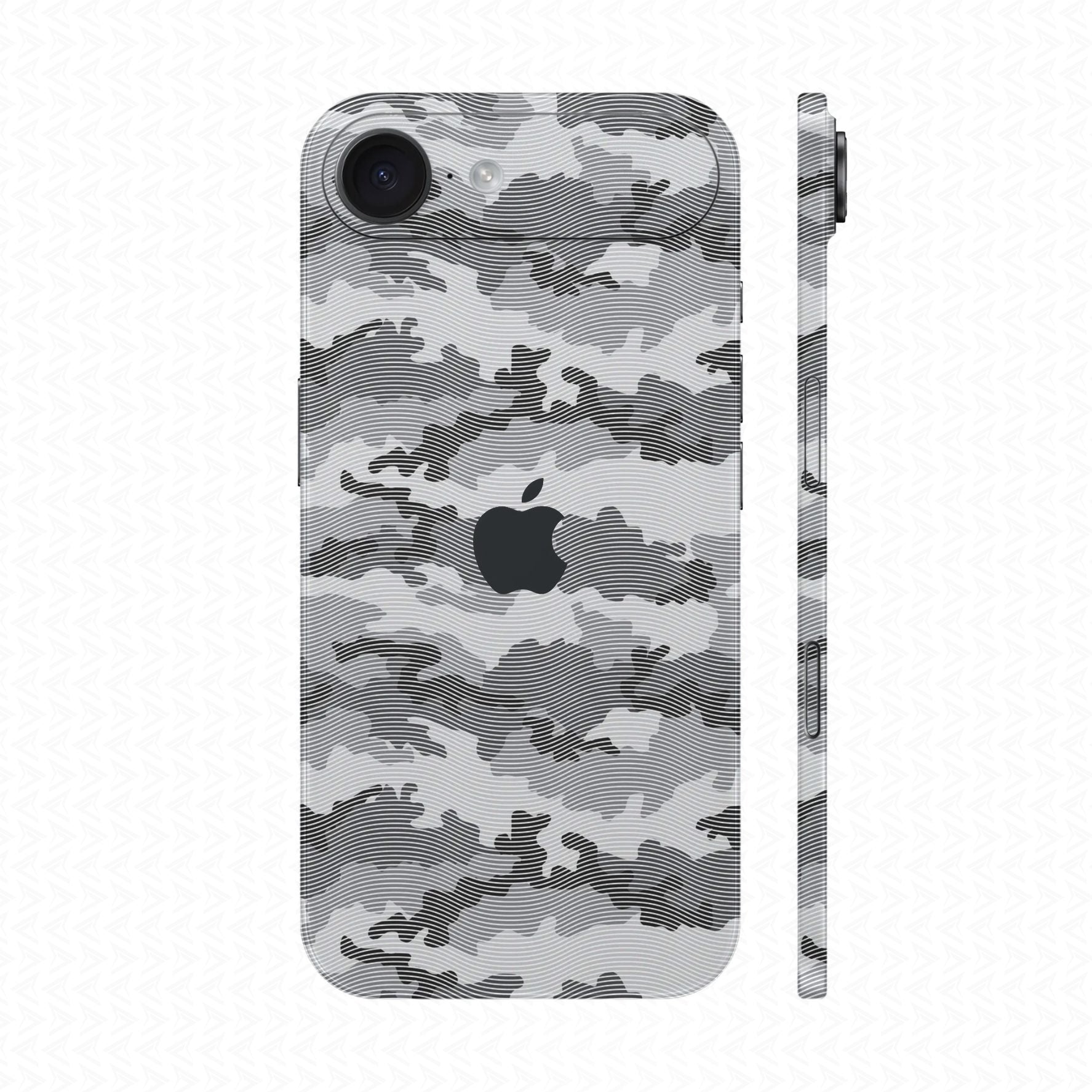 Dán Skin IPhone Air Vân Nổi Camo Urban Trắng | UVPT08
