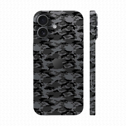 Dán Skin IPhone 17 Series Vân Nổi Camo Urban Xám | UVPT08