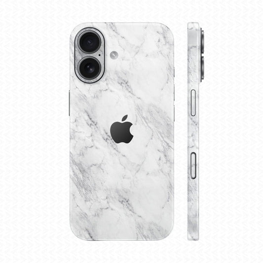 Dán Skin IPhone 17 Series Vân Nổi Vân Đá Trắng | UVPT10