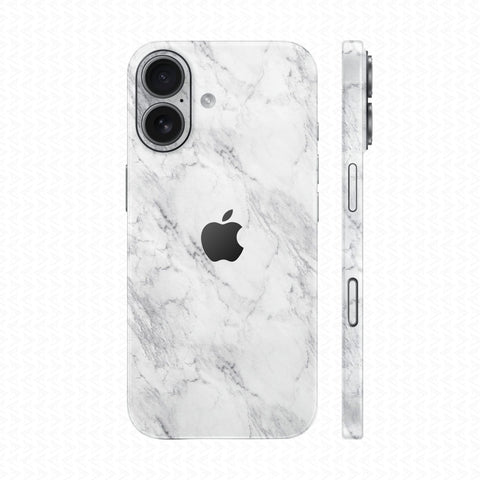 Dán Skin IPhone 17 Series Vân Nổi Vân Đá Trắng | UVPT10