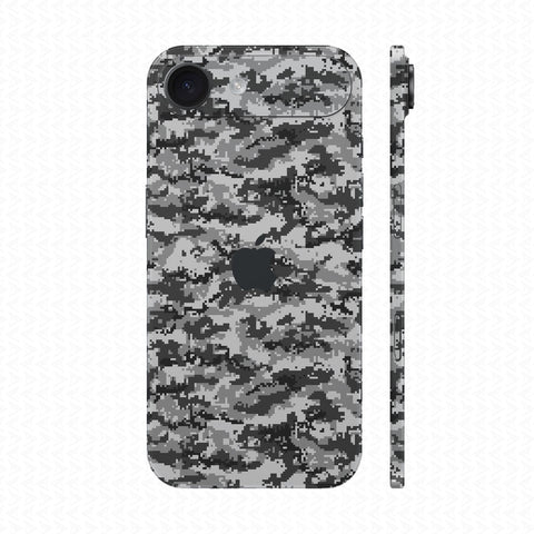 Dán Skin IPhone Air Vân Nổi Camo Digital Trắng | UVPT11