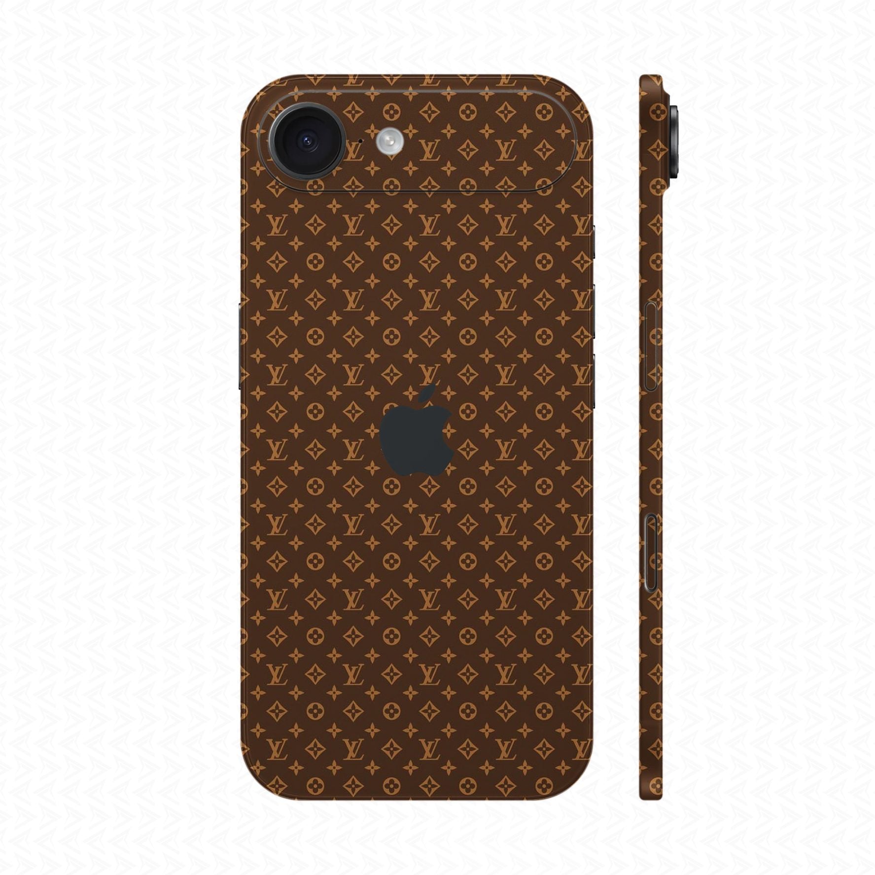 Dán Skin IPhone Air Vân Nổi LV Nâu | UVPT16