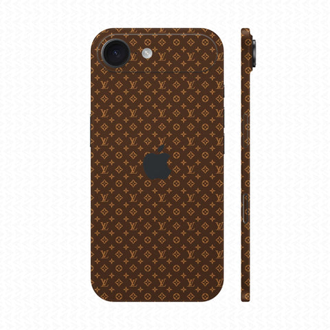 Dán Skin IPhone Air Vân Nổi LV Nâu | UVPT16