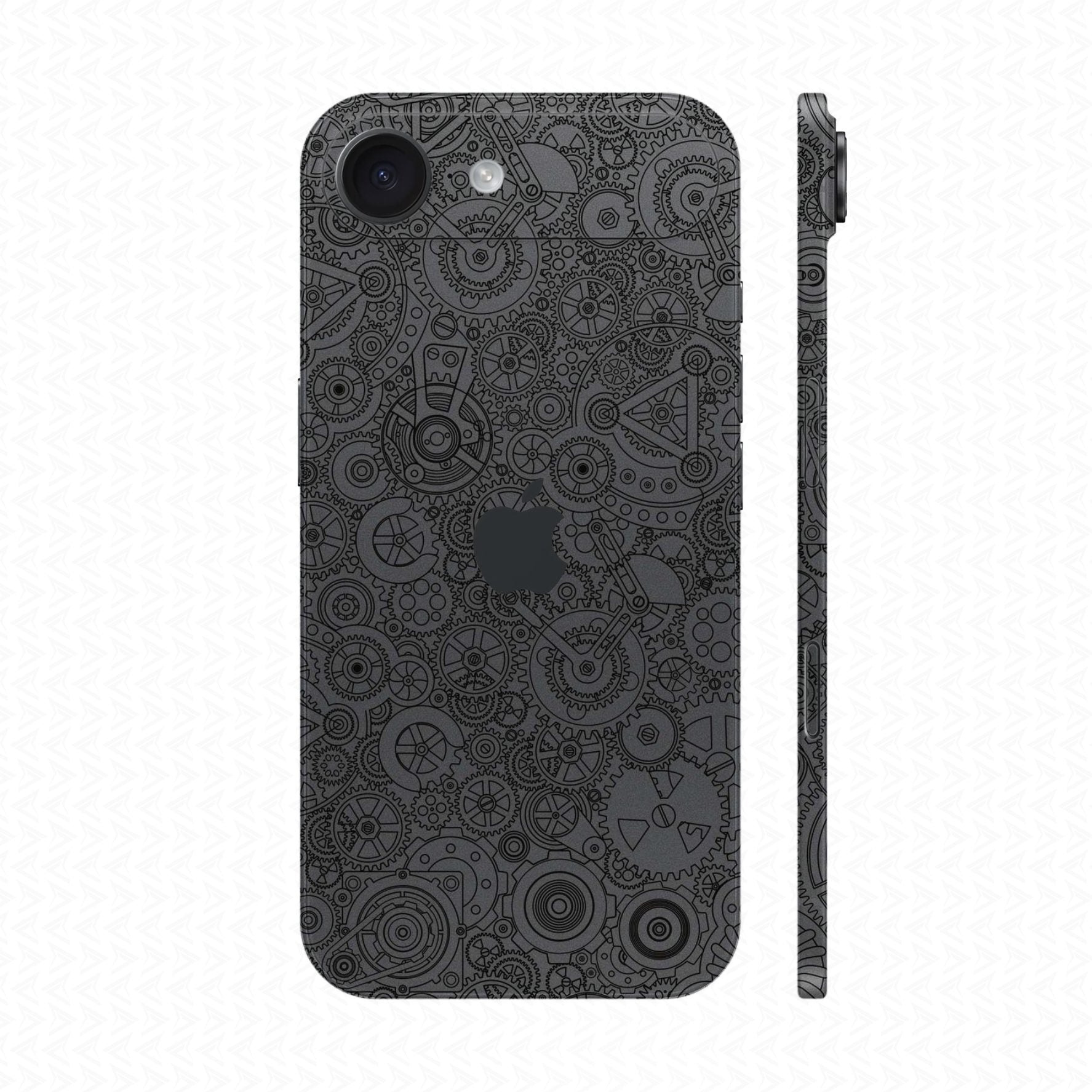 Dán Skin IPhone 17 Air Vân Nổi Động Cơ Xám | UVPT18