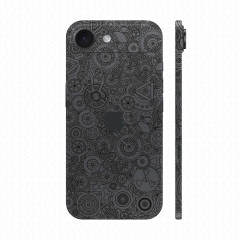 Dán Skin IPhone 17 Air Vân Nổi Động Cơ Xám | UVPT18