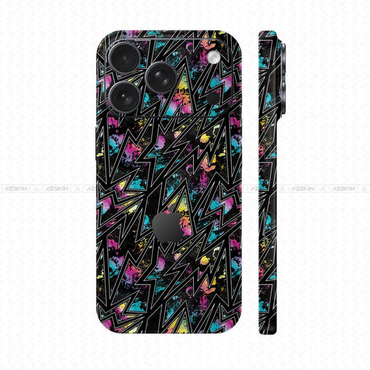Dán Skin IPhone 17 Series Vân Nổi NEON 01 | UVPT19