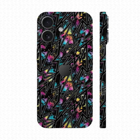 Dán Skin IPhone 17 Series Vân Nổi NEON 01 | UVPT19