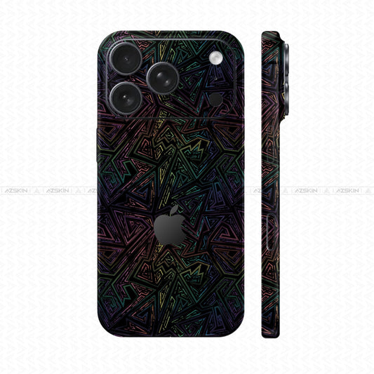 Dán Skin IPhone 17 Pro Max Vân Nổi NEON 02 | UVPT19