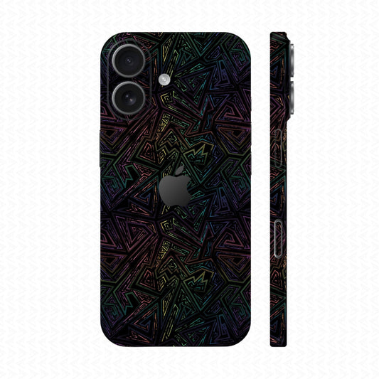 Dán Skin IPhone 17 Vân Nổi NEON 02 | UVPT19