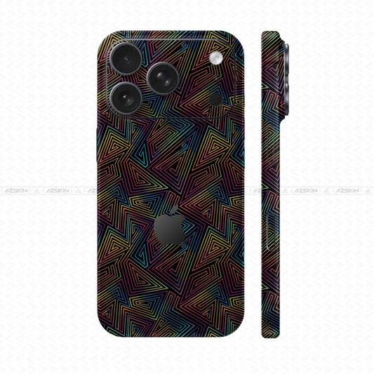 Dán Skin IPhone 17 Series Vân Nổi NEON 03 | UVPT19