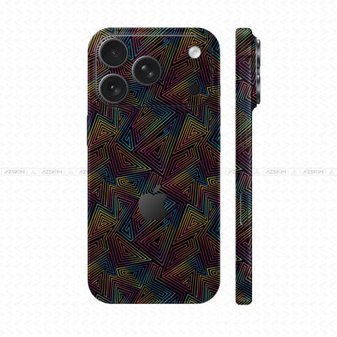 Dán Skin IPhone 17 Series Vân Nổi NEON 03 | UVPT19