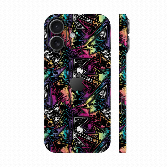Dán Skin IPhone 17 Series Vân Nổi NEON 04 | UVPT19
