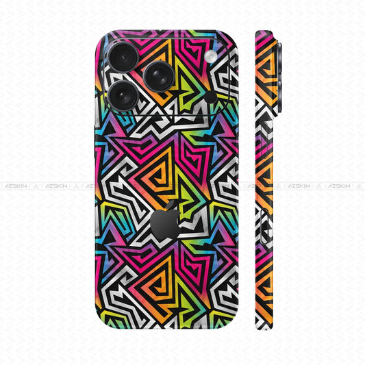 Dán Skin IPhone 17 Series Vân Nổi Graffiti 01 | UVPT20