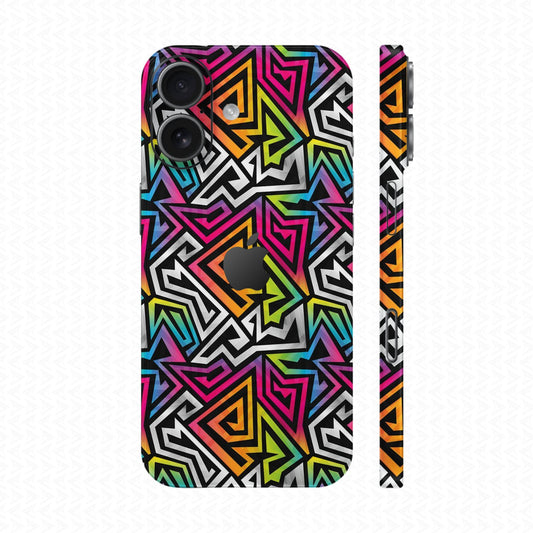 Dán Skin IPhone 17 Series Vân Nổi Graffiti 01 | UVPT20
