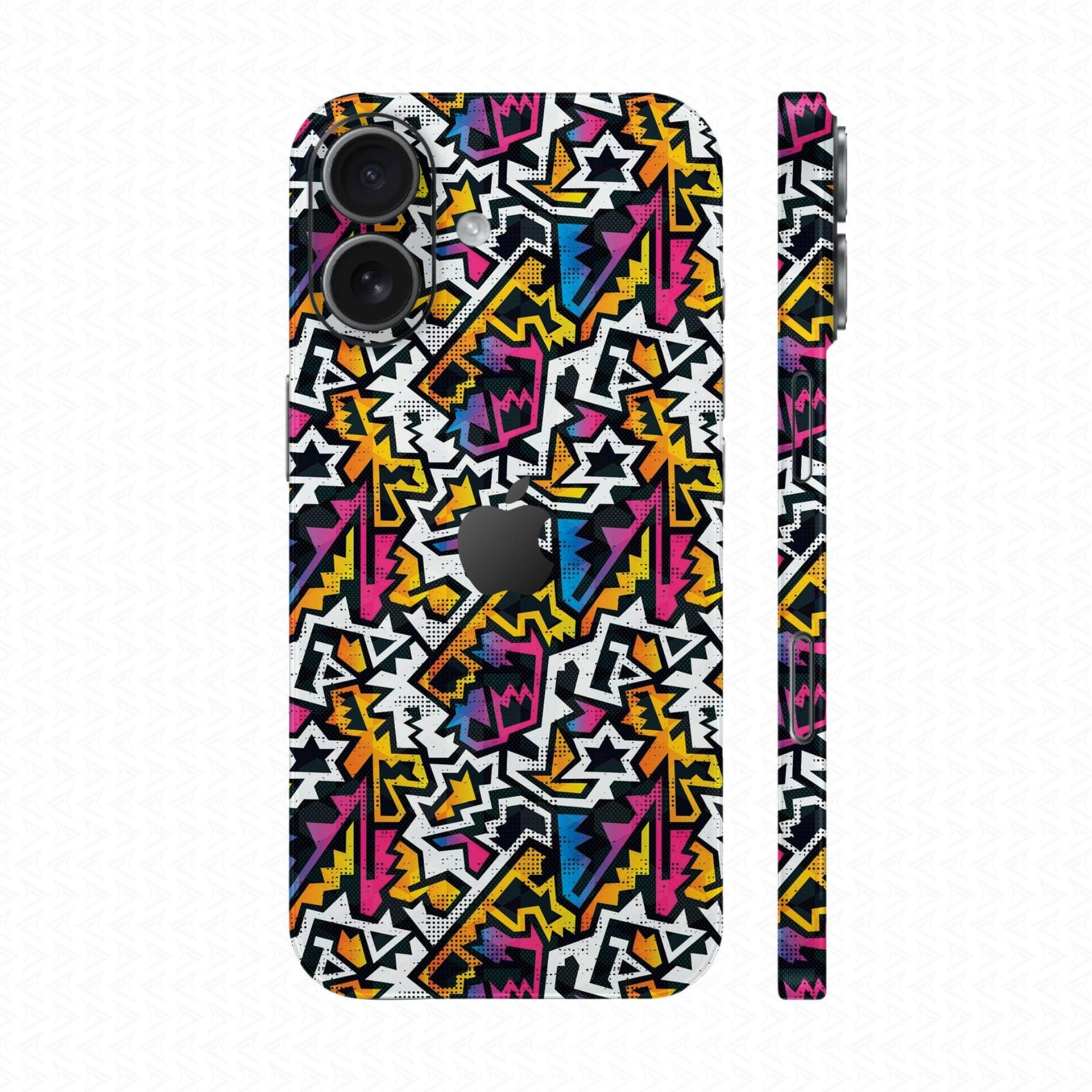 Dán Skin IPhone 17 Vân Nổi Graffiti 03 | UVPT20