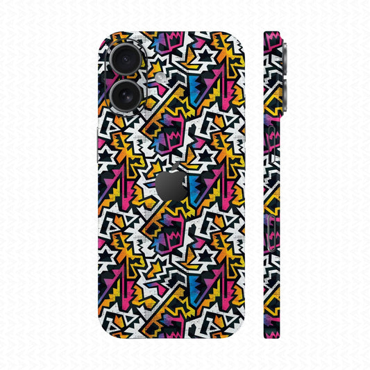 Dán Skin IPhone 17 Vân Nổi Graffiti 03 | UVPT20