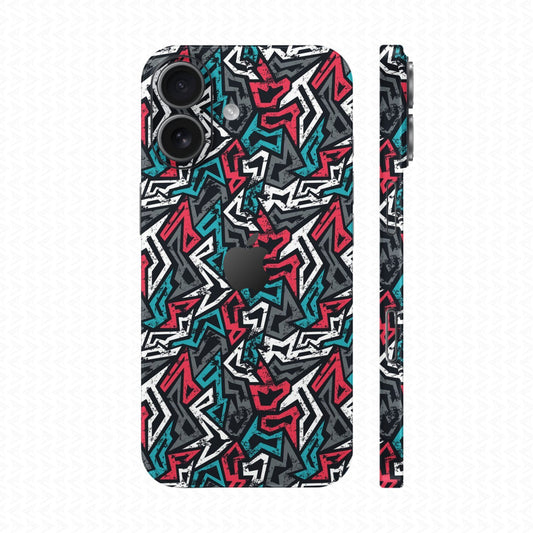 Dán Skin IPhone 17 Series Vân Nổi Graffiti 04 | UVPT20