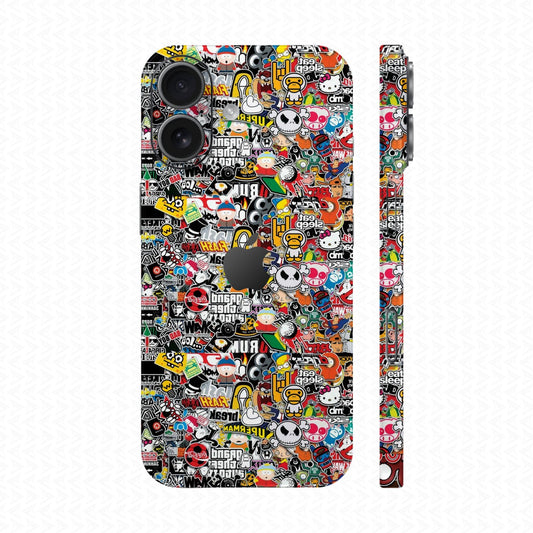 Dán Skin IPhone 17 Vân Nổi Sticker 01 | UVPT22