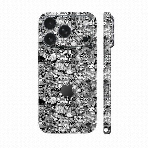 Dán Skin IPhone 17 Series Vân Nổi Sticker 02 | UVPT22