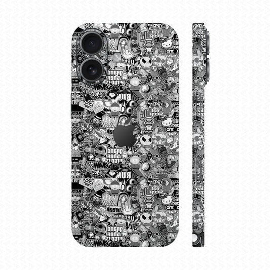 Dán Skin IPhone 17 Series Vân Nổi Sticker 02 | UVPT22