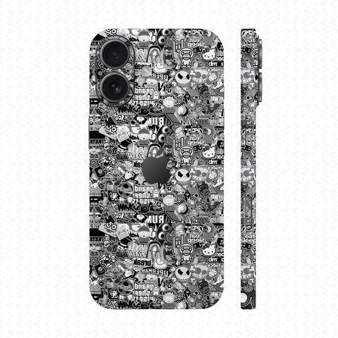 Dán Skin IPhone 17 Series Vân Nổi Sticker 02 | UVPT22