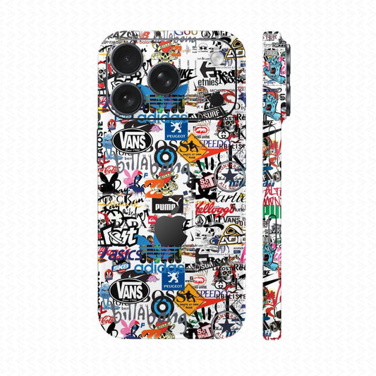 Dán Skin IPhone 17 Series Vân Nổi Sticker 04 | UVPT22