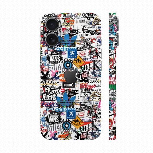 Dán Skin IPhone 17 Series Vân Nổi Sticker 04 | UVPT22