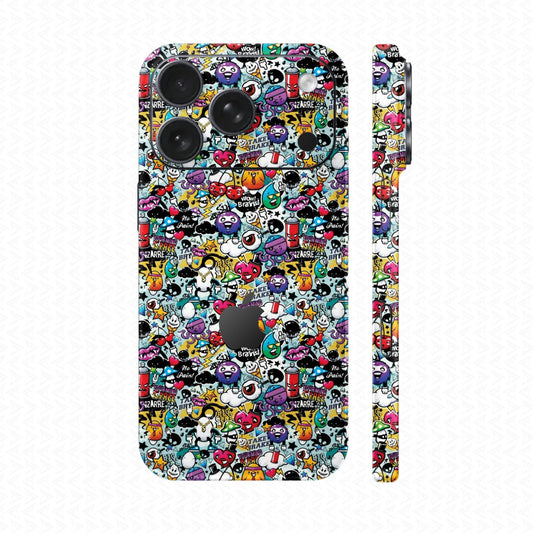Dán Skin IPhone 17 Series Vân Nổi Sticker 06 | UVPT22