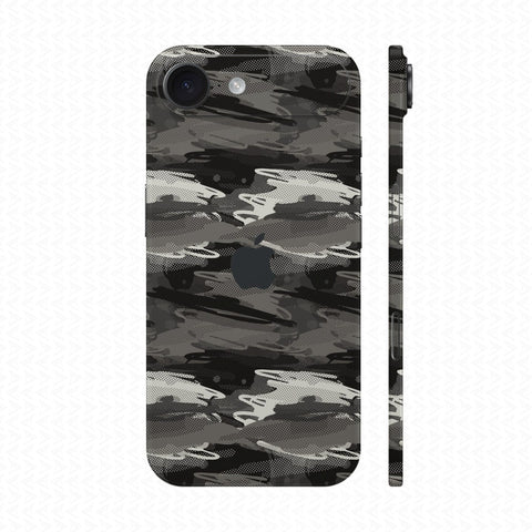 Dán Skin IPhone Air Vân Nổi Camo Seamless Xám | UVPT23
