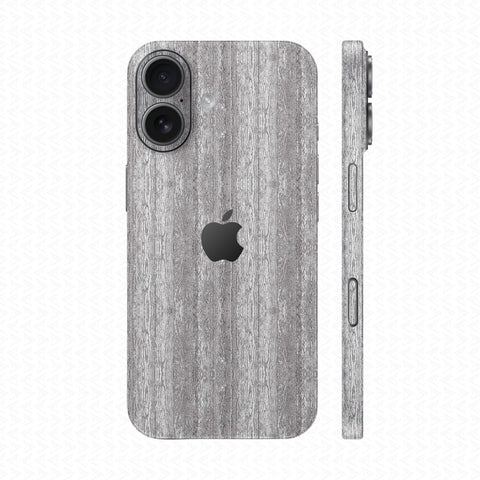 Dán Skin IPhone 17 Vân Nổi Pattern Wood Trắng | UVPT26