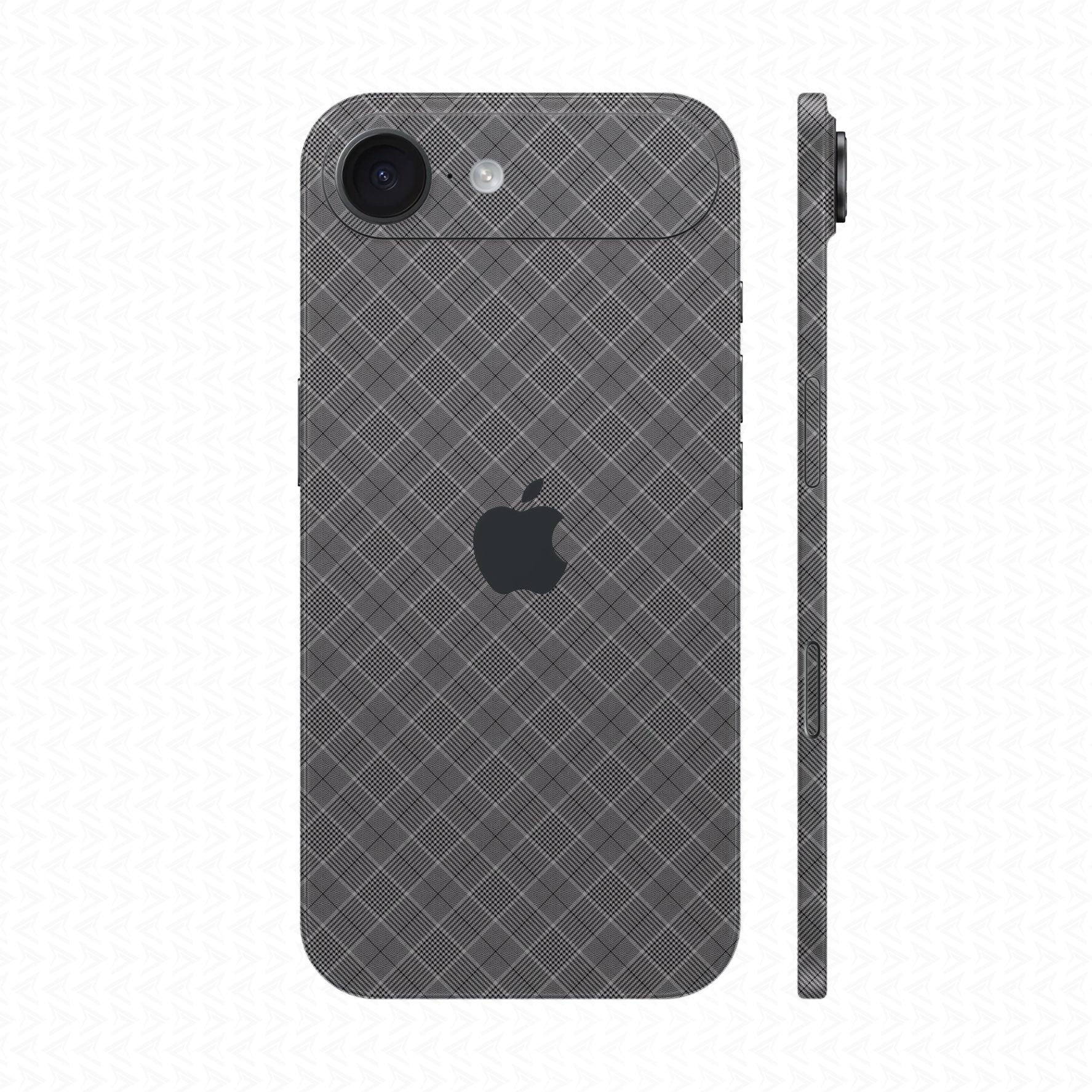 Dán Skin IPhone Air Vân Nổi Pattern BB Bạc | UVPT27