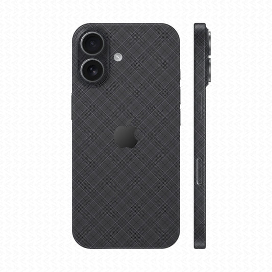 Dán Skin IPhone 17 Series Vân Nổi Pattern BB Xám | UVPT27