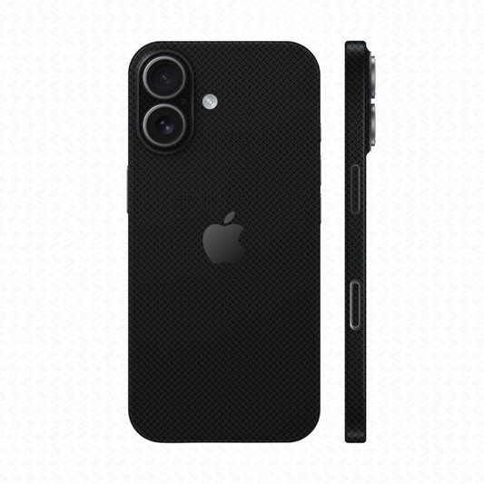 Dán Skin IPhone 17 Series Vân Nổi Pattern Black 03 | UVPT28