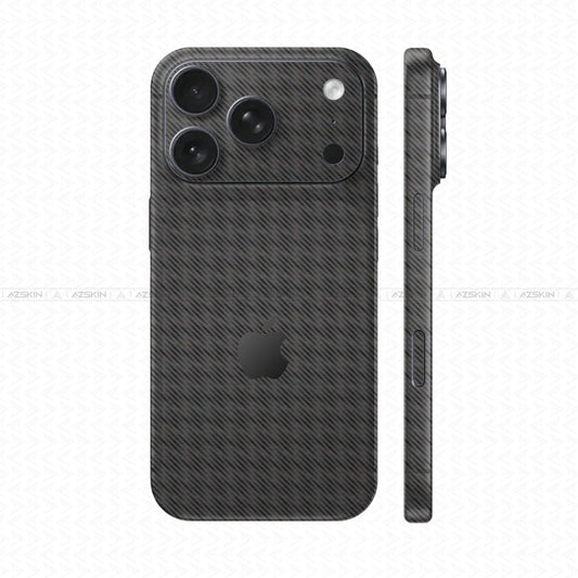 Dán Skin IPhone 17 Pro Max Vân Nổi Pattern Grey 02 | UVPT29