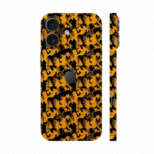 Dán Skin IPhone 17 Vân Nổi Camo Urban 2026 Cam | UVPT31