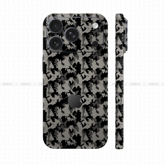 Dán Skin IPhone 17 Series Vân Nổi Camo Urban 2026 Titan | UVPT31