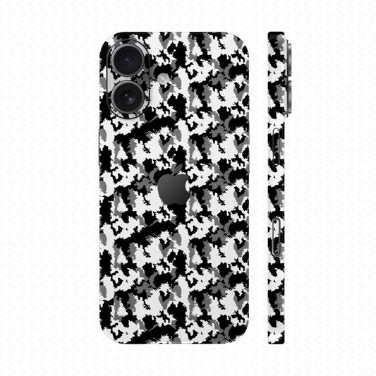 Dán Skin IPhone 17 Series Vân Nổi Camo 2026 Trắng | UVPT31