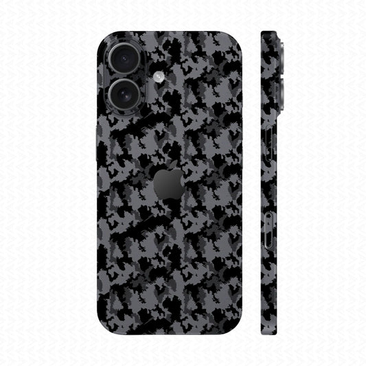 Dán Skin IPhone 17 Series Vân Nổi Camo Urban 2026 Xám | UVPT31